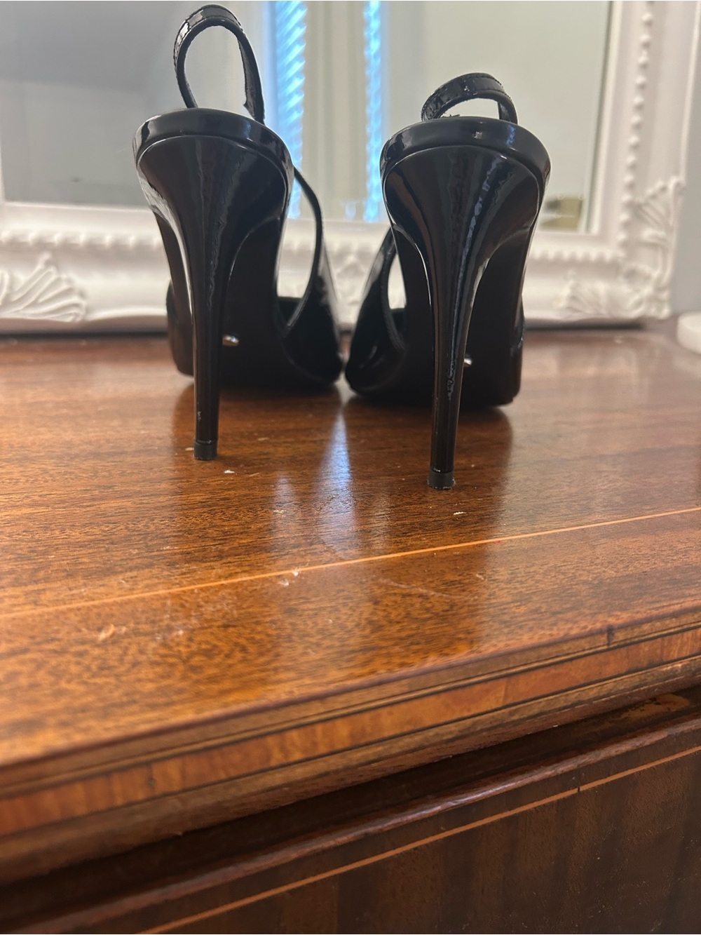 Black Tony Bianco stiletto heels - Picture 3 of 7